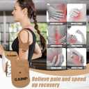 Kinesiology Tape, 40 Count Precut Strips 2 Rolls, Original Cotton Elastic Athletic Tape for Muscle Strain Relief & Joint Support, Waterproof & Breathable Sports Tape for Support and Recovery (Beige)