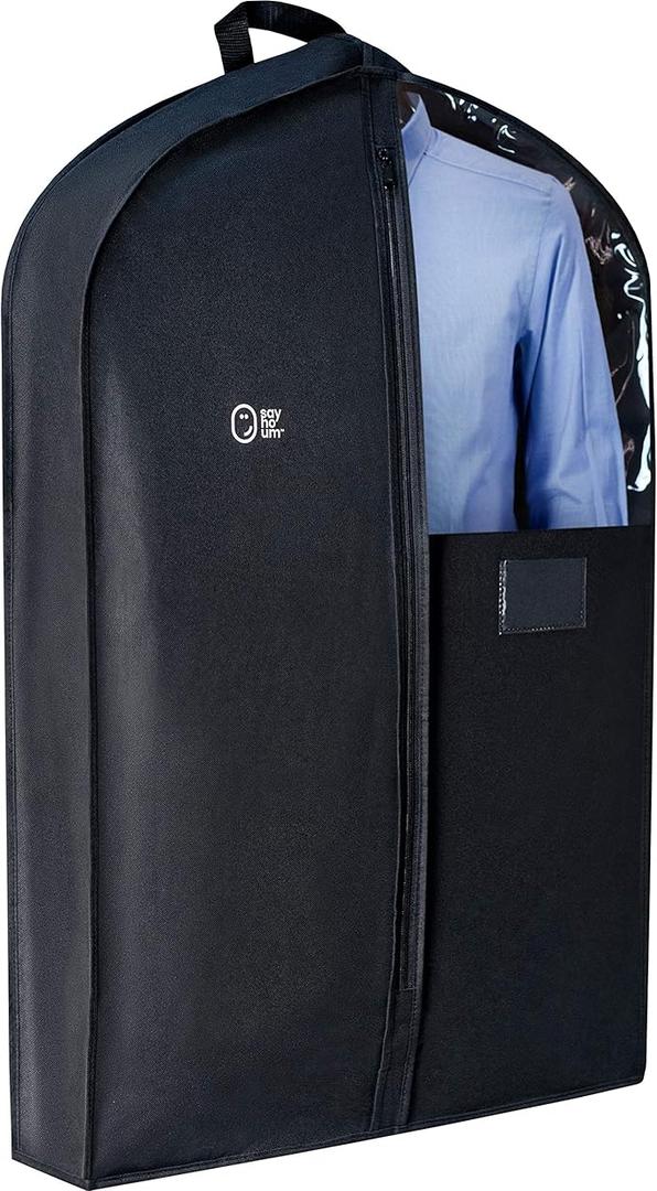 Luxury Garment Storage Bag for Men and Women, Shirt, Blouse, Wool Sweater, Suit Jacket, 40 Inch + 5 Inch Gusset, High Quality Hanging, Breathable