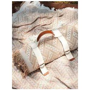 2 in 1 Extra Large Rug Outdoor Picnic Blanket Waterproof Woven Boho Mat Giant Beach Towel Travel Essential Yoga Accessories Park Patio Lawn Garden Ground Music Festival Concert Must Have