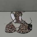 Women Two Piece Swimsuit Sexy Swimwear Halter String Triangle Bikini Sets (Small, Leopard2)