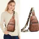 Sling Bag Crossbody Bags for Women Fanny Packs Purse Backpack Casual Daypacks for Travel Work Shopping