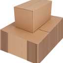 CRUGLA 40 Packs 11x6x6 Shipping Boxes for Small Business, Corrugated Cardboard Boxes Bulk for Shipping Packing Mailing (Brown)