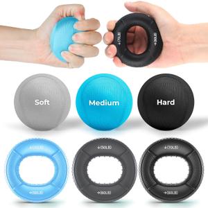 Hand Gripper Strengthener Set - Hand Grip Strengthener, Stress Balls for Adults,Grip Strength Trainer for Hand Sensitivity Training,Hand Rehabilitation Exercising