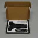 DARKFANG 1450 Lumen Tactical Flashlight with Green Laser Beam Combo, Low Profile Design Rechargeable Weapon Light for Picatinny Rail (Black)