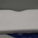 Derila King Size Neck Pillow for Sleeping, Ergonomic & Cervical Pillow for Neck Support & Relief, Memory Foam Side Sleeper Pillows, Bed Contour Pillows for Back, Stomach Sleepers (King Size (23.6" x 13.4" x 4.3"), 1 Pillow_white)