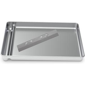 Upgraded Stainless Steel Reusable Litter Tray Compatible with PetSafe Scoop-Free Self-Cleaning Cat Litter Boxes  Deeper Waste Section & Enhanced Odor Control