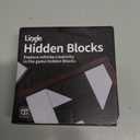 Wooden Hidden Blocks Puzzle Game - 80 Brain Challenges with Solid Wood Box & Deluxe Black and White Pieces, 3D Logic & Spatial Thinking Tabletop Toy, Perfect for Family Fun & Creative Gifts