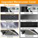 Jet Ski Cover 900D Waterproof for 2-3 Seater,Heavy Duty PWC Cover 136"-145"