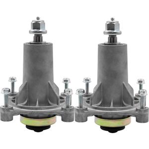 2 Pack 187292 192870 532187281 532187292 567253301 587819701 yth22v46 yth24v48 spindle 187292 Mandrel Assembly 42" 46" 48" 54" mower deck spindle Compatible with Husqvarna Craftsman Ariens Poulan Pro