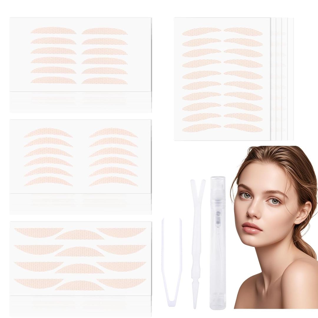 640-Pcs Eyelid Lifter Strips Tapes: Wendy, Invisible, Waterproof, Long-Lasting, for Hooded, Heavy, Uneven, Droopy, Double Eeyelids