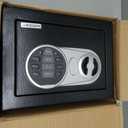 Goldenkey Small Kids Safe with Fireproof Bag, Digital Mini Safes with Keys&Code for Money, Safe Box for Personal Items for Home, 6.69"D x 9.05"W x 6.69"H