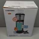 CHEFMAN Single Serve Coffee Maker, K Cup Coffee Machine: Compatible with K-Cup Pods and Ground Coffee, Brew 6 to 12oz Cup Drip Coffee Maker, 40oz Water Reservoir, Cup Lift, Filter Included