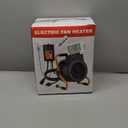 Greenhouse Heater with Digital Thermostat Controller, 1500W Green House Heater for PlantsElectric Grow Tent Heaters, Fast Heating with Overheat Protection, Space Heater for Flower Room,Yellow