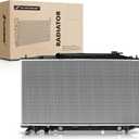 A-Premium Engine Coolant Radiator Assembly with Transmission Oil Cooler Compatible with Acura RDX 13-18 & Honda Accord 08-12, Crosstour 12-15, Automatic Transmission, Replace# 19010R70A51