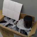 24 Pack, 8 OZ Thick Amber Candle Jars for Making Candle - Round Glass Jars with Lids - Empty Food Storage Containers, Canning/Mason Jar For Spice, Powder, Liquid, Sample - Leakproof & Food Grade