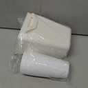 Jinei 12 Pcs Pegboard Bins and Cups with Hooks and Loops Peg Assortment Organizer Accessories Various Tool Organizer Pegboard Basket Set for Garage Workshop Workbench Office(White)