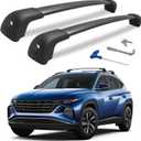 300lbs Roof Rack Cross Bars Compatible with Hyundai Tucson 2016-2026 SE/SEL/N Line/Limited with Lock, Aluminum Anti-Rust Crossbars for Rooftop Cargo Luggage Kayak Canoe Bike Snowboard