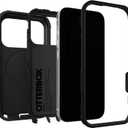 OtterBox iPhone 17 Pro Defender Pro Series Case - Black - Tough, Rugged & Durable iPhone Case, Snaps on MagSafe
