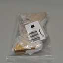 T Tulead Curtain Rod Bracket Wooden Rod Brackets Drapery Curtain Single Bracket Inner Dia: 29mm/1.14", Pack of 2 (Wood Color)