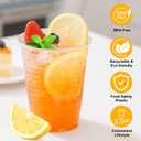 BYSNOW 2000 Pack 12 oz Clear Plastic Cups, Disposable Plastic Water Cups, 12oz 2000count (EXP 09/24/26)