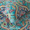 BEDIFANY Cotton Oversized King Size Quilt - Lightweight King Size Quilt Bedding Set for a Comfortable Sleep - Reversible Coverlet (108 * 118 in) with Boho Pattern, 3 Pieces