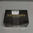 Colored Christmas Lights Outdoor, 33ft 400 LED Icicle Lights for Outside House with Connectable Clear Wire 8 Modes Timer, Plug in Waterproof for Home Holiday Eaves Yard Party Room Indoor Decoration (Multicolor)