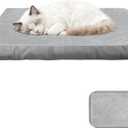 Explore Land Waterproof Dog Bed Cover Machine Washable Fluffy Dog Bed Replacement Cover for Cat, 20Lx15Wx3H inch, Gray