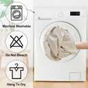 Smiry Rectangle Table Cloth Linen Textured, Waterproof Spillproof Anti-Wrinkle Burlap Tablecloth, Washable Decorative Fabric Table Cover for Dining, Party, Banquet, 52 x 70 Inch, Beige