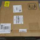 End Table with Diamond Handle, Nightstand/Bedside Table with Charging Station, Rustic Brown