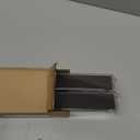 2 Pack Acrylic Spice Racks for Refrigerator and Oven, Magnetic Fridge Organizers and Storage, Clear