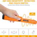 Metal Detector Pinpointer - Fully Waterproof Handheld Pin Pointer Wand, High Accuracy Professional Search Treasure Pinpointing Finder Probe