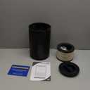 AROEVE Air Purifiers for Bedroom Home, Air Purifier For Smoke Pollen Dander Hair Smell Air Cleaner with Sleep Mode Speed Control For Bedroom Office, MK01- Black