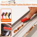 13Pcs Crevice Cleaning Brush Set, Window Groove Cleaning Brush Kit Hard Bristle for Sliding Door, Sill, Tile Lines, Shutter, Corner, Grout, Sink