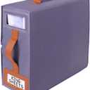 1 Pack Sheet Organizers and Storage, Linen Closet Organizers and Storage, Foldable Sheets Organizer for Closet with Handle, Window, Label, Bedding Storage for Sheet Set (Queen & King Size)