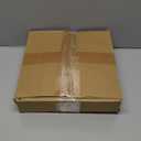 Watayo 2 Pcs Artificial Christmas Snow Teardrop Swag, 23" Faux Snow Flocked Norfolk Pine Teardrop Door Swag, White Frosted Real Touch Pine Wreath Staircase Swags for Xmas Door Mantle Fireplace Decor