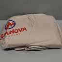 Comnova Grill Cover 58 Inch - 600D BBQ Cover for Outdoor Grill Waterproof and Heavy Duty, 58 Inch Barbecue Gas Grill Covers for Weber, Char-Broil, Nexgrill, Monument, Dyna-glo, Brinkmann and More (Beige)