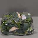 2 Pack 13Ft Artificial Eucalyptus Flower Garland with 16 White Peony Pink Rose, Baby Breath Fake Flowers Greenery Garland Floral Vine for Mantle Wedding Table Runner Centerpiece Backdrop Home Decor