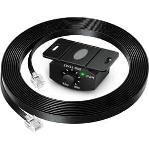 Universal Bass Control Knob, 11.48ft Extension Copper Core Cable with 4-Pin Subwoofer Volume Control, Easy Install,Compatible with Car Amplifier