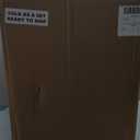 Mighty Tuff Jumbo Stackable Storage Bins, Pack of 3, Easy-Access Storage, Large Easy-To-Grip Handles, Wide Front Opening, Interlocking, Stack Vertically, Black