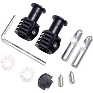 Wall Hung Toilet Fixing Bolts Repair Screws Accessories Toilet Bowl Accessory Connector Tool Fittings Fixing Kits For Bathroom(Black)