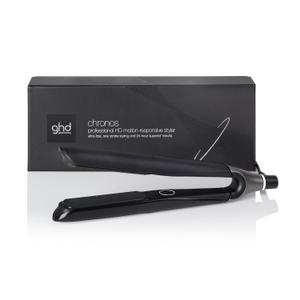 ghd Chronos & Chronos Max Stylers  1" and 2" Professional Flat Iron Hair Straighteners Last 24hrs | 85% More Shine, 2X Less Frizz, No Heat Damage (Black)