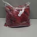 P Pothuiny Sheer Organza Fabric by The Yard, 10 Yards x 60 Inch Wide Bridal Burgundy Organza Tulle Fabric Roll Shiny Gauze Fashion Dress Sewing Craft for Wedding Party Decorations Backdrop