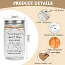 Aunt Gifts from Niece, Aunt and Niece Mason Jar Night Light | Christmas Mother's Day Birthday Gifts for Best Aunt