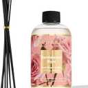Cocorrína Reed Diffuser Refill Sandalwood Rose 17oz (500ml) with 8 Sticks  Premium LongLasting Floral Essential Oil, Home Fragrance for Bedroom, Bathroom Home Decor