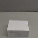 Honeydak Speckled Ceramic Salt Cellar with Lid and Wooden Spoon, Rustic Farmhouse Salt Pepper Cellar Holder for Valentines Day,Housewarming Gift, Heavyweight Spices Jar(Light Gray,1 Set)