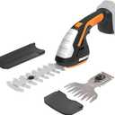 WORX WG801.9 20V 2 in 1 Cordless Hedge Trimmer, 4" Grass Shear & 8" Shrub Trimmer with 2 Blades, Battery & Charger Not Included