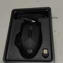 Redragon Wireless Gaming Mouse, Tri-Mode 2.4G/USB-C/Bluetooth Ergonomic Mouse Gaming, 8000 DPI, RGB Backlit Programmable Wireless Mouse, Rechargeable, 250 Hrs for Laptop PC Mac, M814