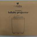 MyBaby SoundSpa Lullaby 2in1 Projector & Sound Machine with 8 Soothing Sounds, Adjustable Volume, Rotating Night Light Projector with 3 Calming Images, AutoOff Timer, by Homedics