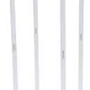 2 Pcs Acrylic Clear Wedding Flower Stand Elegant Crystal Acrylic Flower Stand Tabletop Display Rack Floral Backdrop Clear Column Pillar Square Props