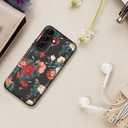 LETO for Samsung Galaxy A15 5G Wallet Case - Flip Folio Leather Kickstand - Credit Card Holder - Fashionable Flower Designs - Protective Phone Cover for Women and Girls - 6.5" - Pink Red Roses